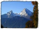 Der Watzmann ist das Wahrzeichen von Berchtesgaden in Bayern im Süden von Deutschland
